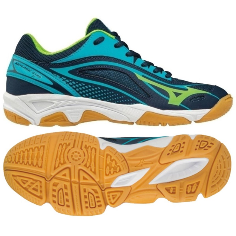 Scarpe da pallamano Mizuno Mirage Star 2 Jr. X1GC170536 blu