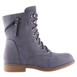 Stivali stringati blu blu 168-177 Blu