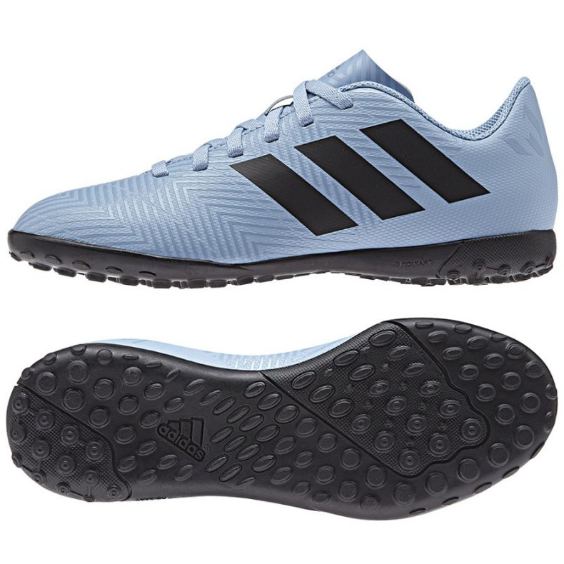 Scarpe da calcio Adidas Nemeziz Messi Tango Tf Jr DB2400 blu blu