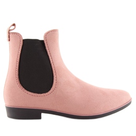 Rosa D61 Stivali rosa Jodhpur da donna