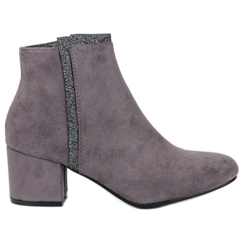 Comer Stivali grigi con tacco alto grigio
