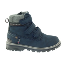 American Club Stivali americani stivaletti stivali invernali 708121 grigio blu navy