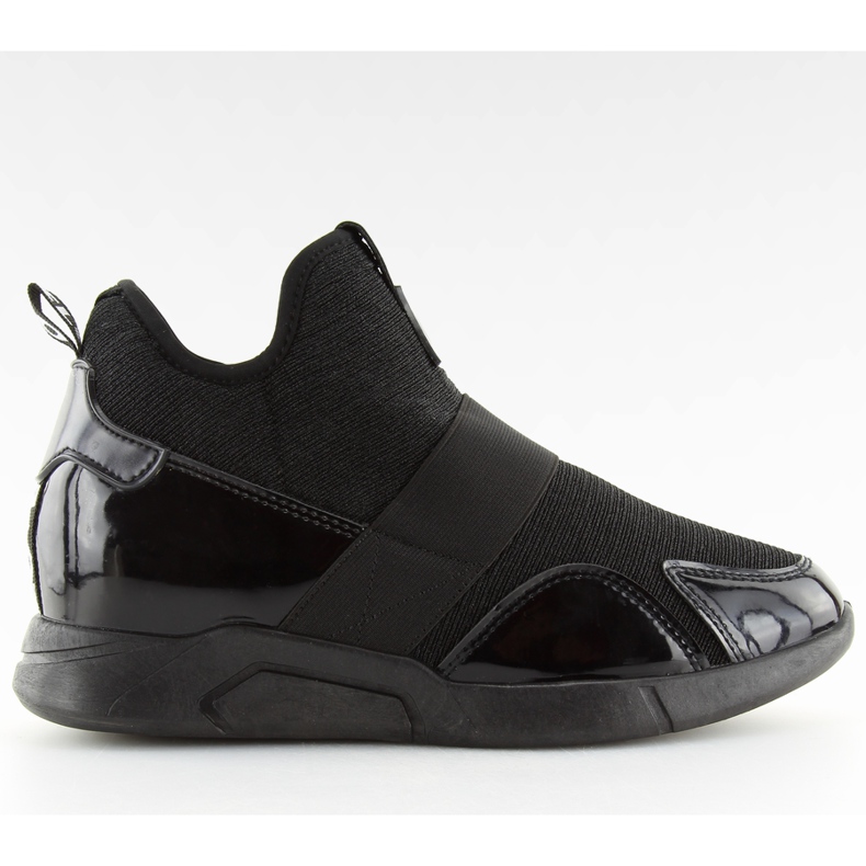 Scarpe con tacco a zeppa nere NB227P nero