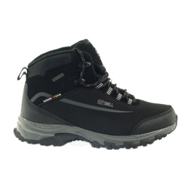 American Club Softshell trekking con membrana nero