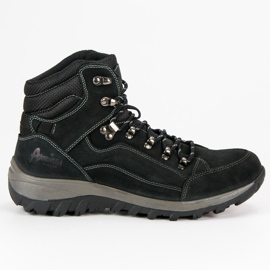 American Club Trekking americano in pelle nero