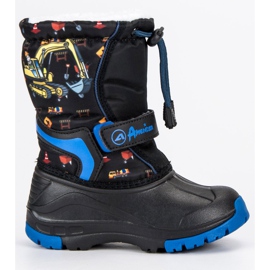 American Club Warm American Wellies nero