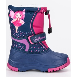 American Club Warm American Wellies blu