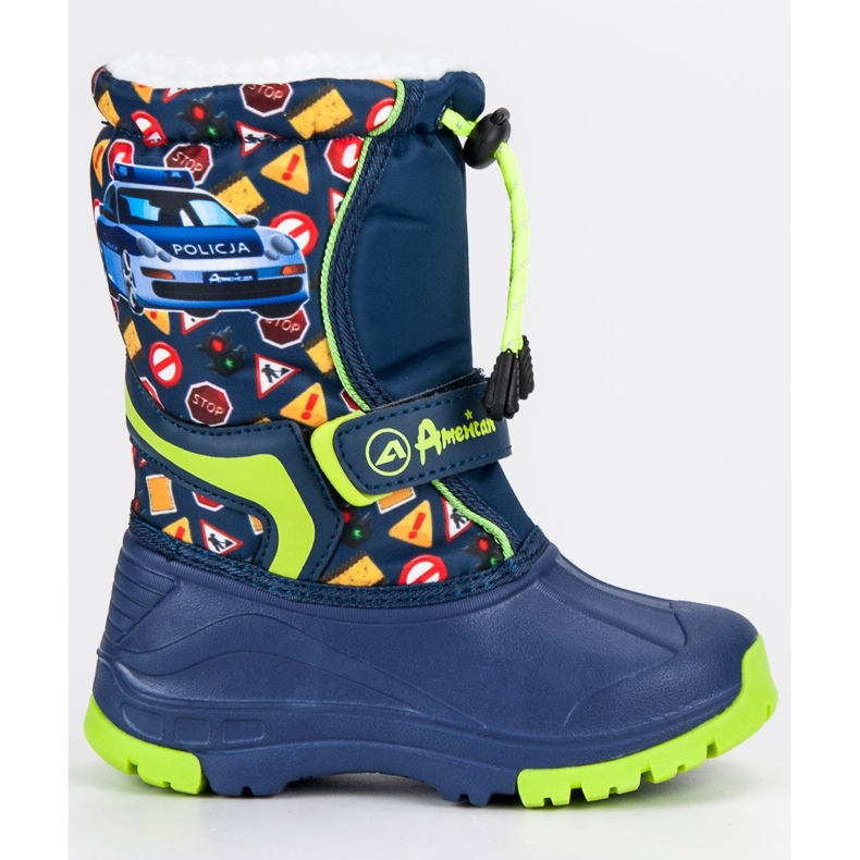 American Club Warm American Wellies blu