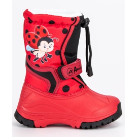 American Club Warm American Wellies rosso