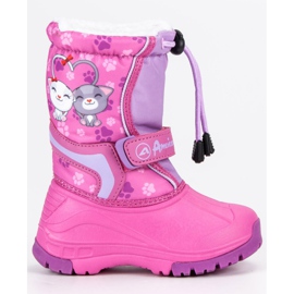 American Club Calde scarpette americane rosa