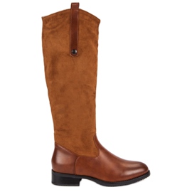 Stivali cammello classici marrone