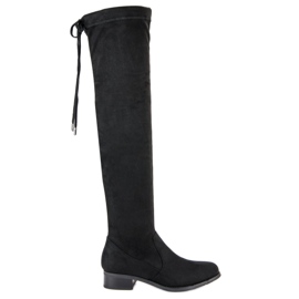 Seastar Stivali alti alla coscia alla moda nero