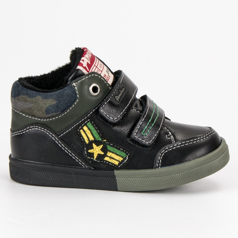 American Club Scarpette americane nero