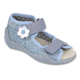 Scarpe per bambini gialle Befado 242P081 blu