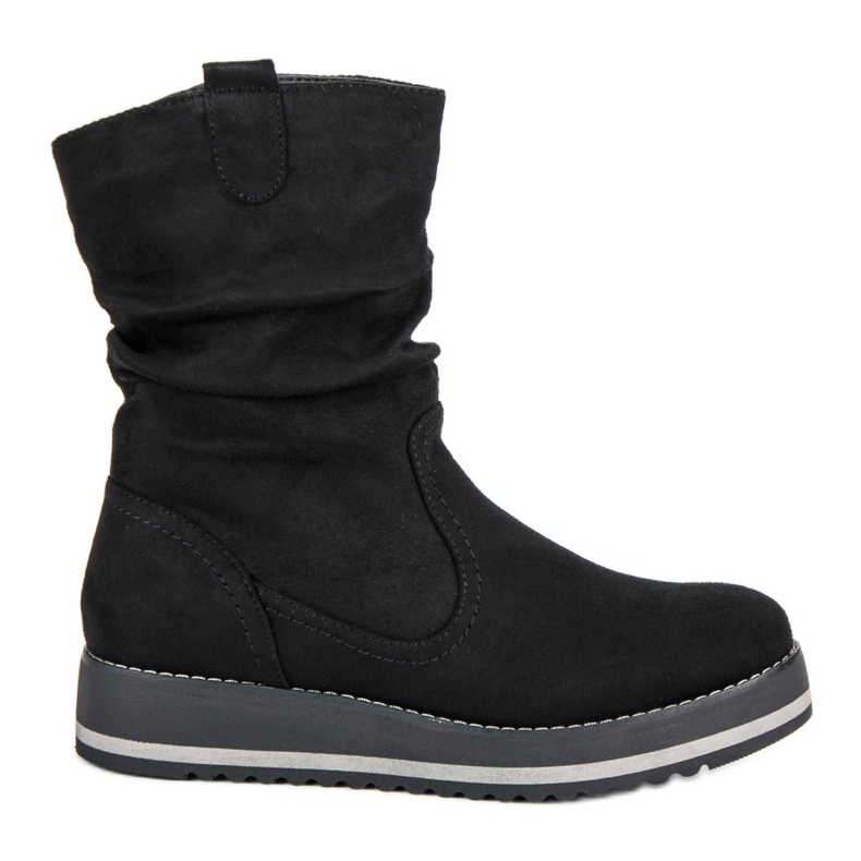 Kayla Stivaletti neri con plateau nero
