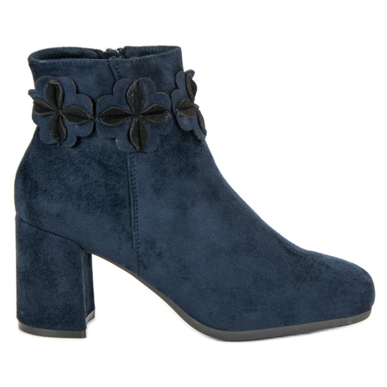 Kylie Stivali in pelle scamosciata blu navy