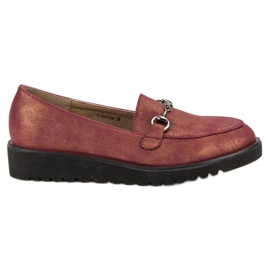 Kylie Mocassini eleganti rosso