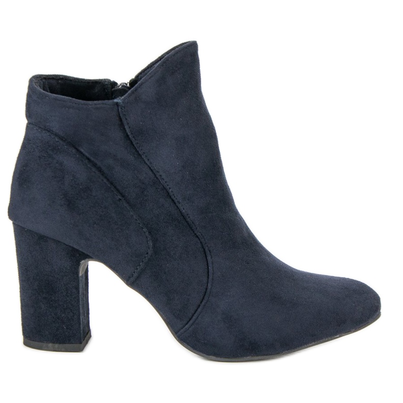 Kylie Stivali eleganti in pelle scamosciata blu