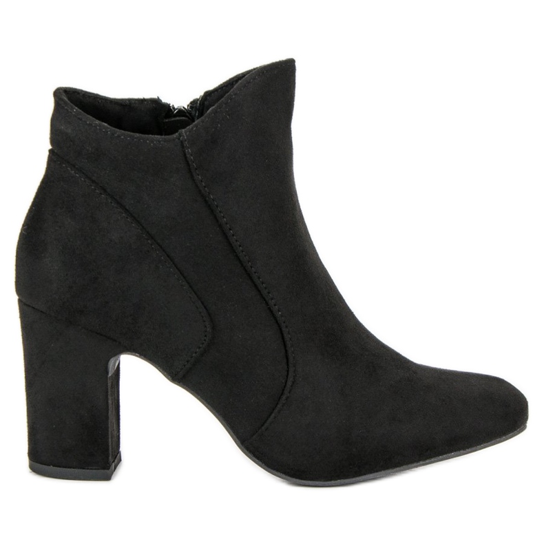 Kylie Stivali eleganti in pelle scamosciata nero