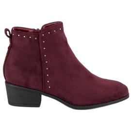 Nio Nio Stivali bordeaux rosso