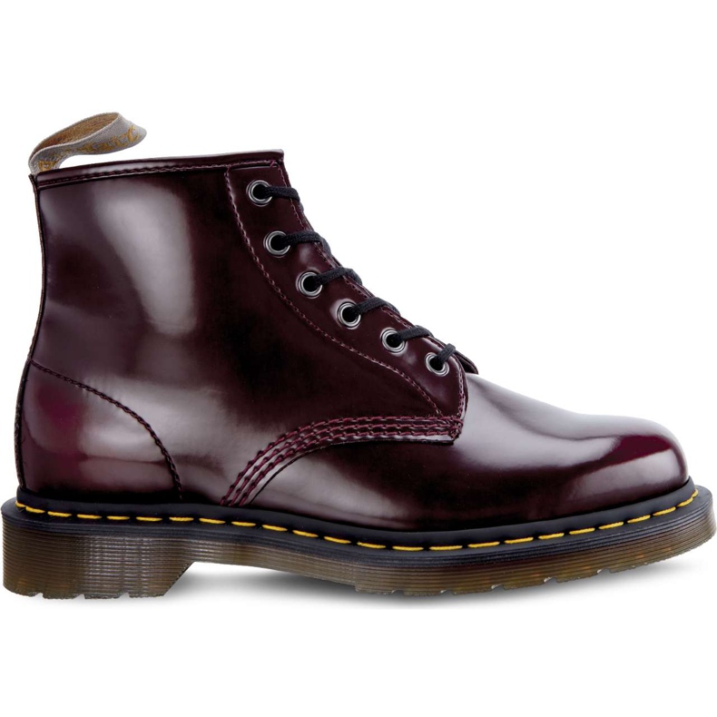 Dr. Martens Pennello Vegan 101 Cherry Red Cambridge multicolore rosso