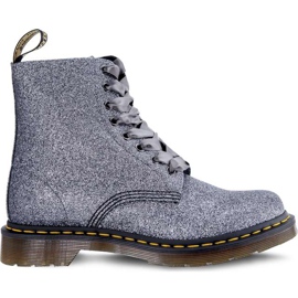 Dr. Martens 1460 Pascal Glitter Pewter grigio