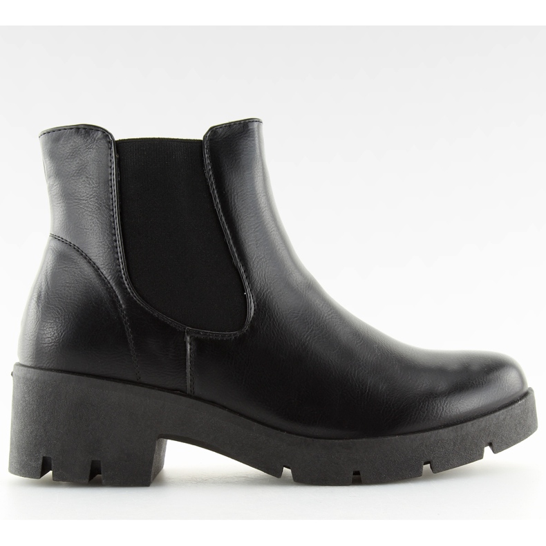 Stivali da donna scarpe Jodhpur nero 9996-3 nero