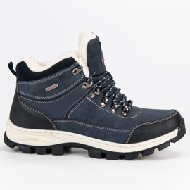 Arrigo Bello Traperki con pelle di pecora blu