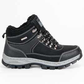 Arrigo Bello Traperki con pelle di pecora nero