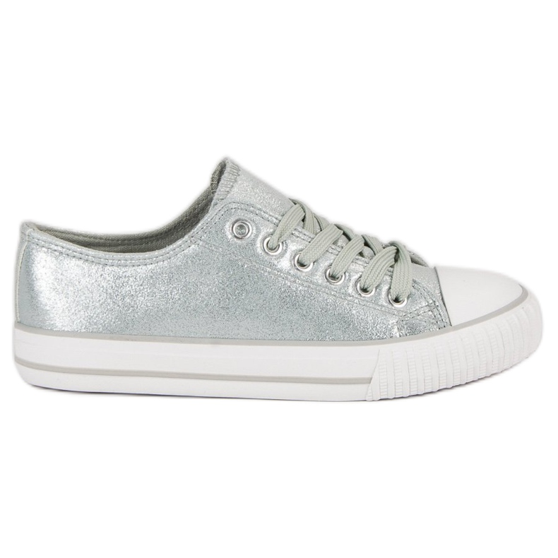 Sneakers argento grigio