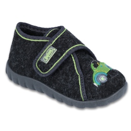 Scarpe per bambini Befado 455P119 nero grigio verde