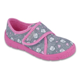 Scarpe per bambini Befado 557X041 grigio rosa