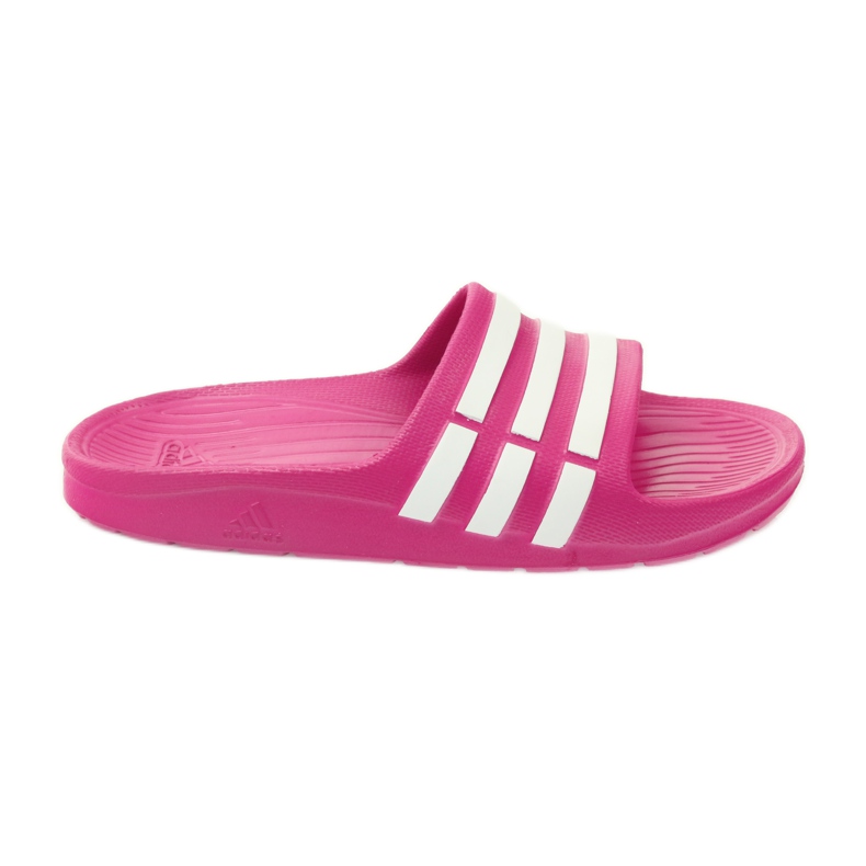Adidas Duramo Slide K Jr G06797 pantofole bianca rosa