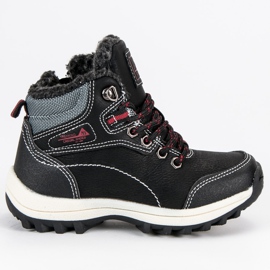 Arrigo Bello Scarpe da ragazzo con pelle di pecora nero