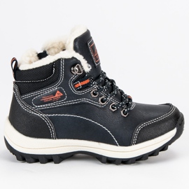 Arrigo Bello Scarpe da ragazzo con pelle di pecora blu