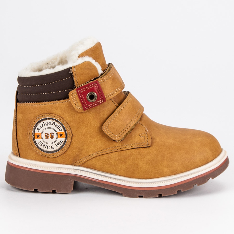 Arrigo Bello Pantaloni in velcro marrone