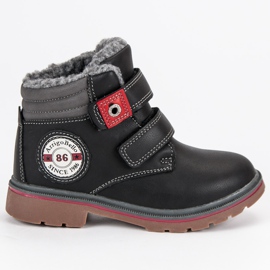 Arrigo Bello Pantaloni in velcro nero