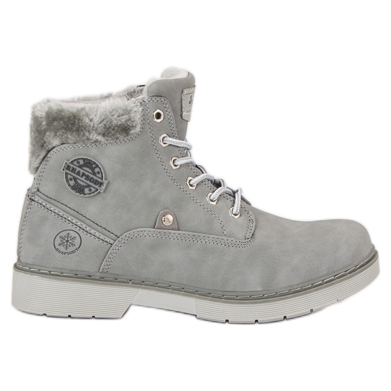 American Club Caldi trapper americani grigio