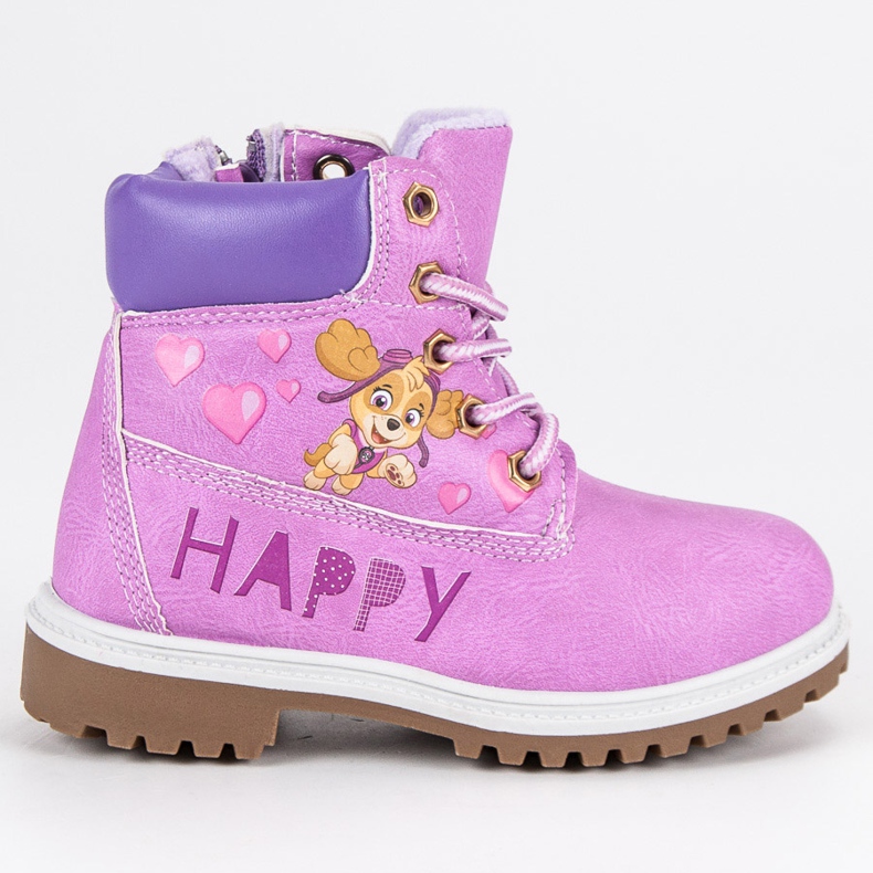 Pattuglia di cani da trapper viola