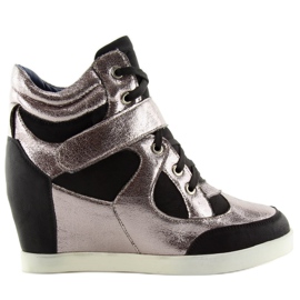 Sneakers nere isolate 2355 BLACK / SILVER nero grigio