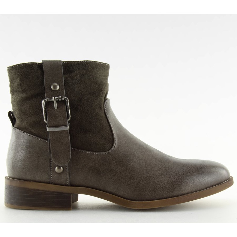 Stivali da donna 1004-PA marrone kaki