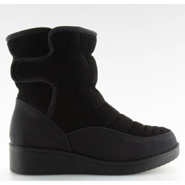 Scarponi da neve neri da donna F176P nero II-GAT