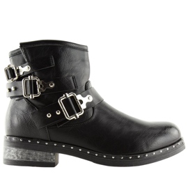 Stivali neri da donna neri 7313-PA Black nero