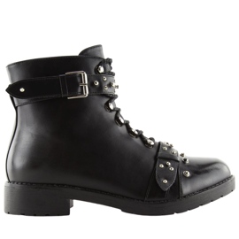 Stivali neri con borchie nero A3309 Nero