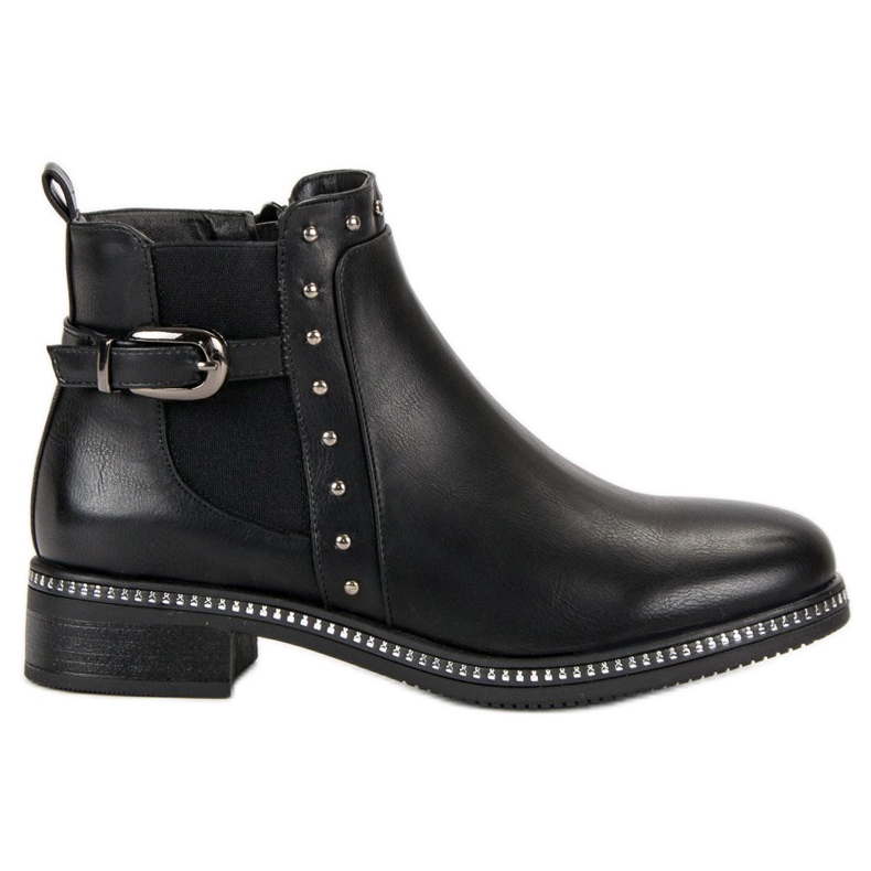 Vinceza Stivaletti Neri Con Strass nero
