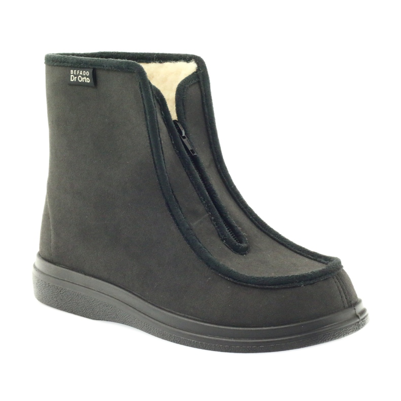 Scarpe sanitarie Befado, pantofole calde Dr.Orto 996M008 grigio