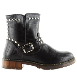 Stivali militari neri A-30 Black nero