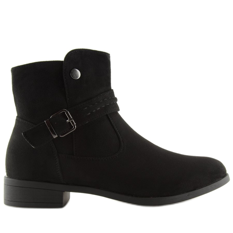Stivali in camoscio nero JKD-52 Black