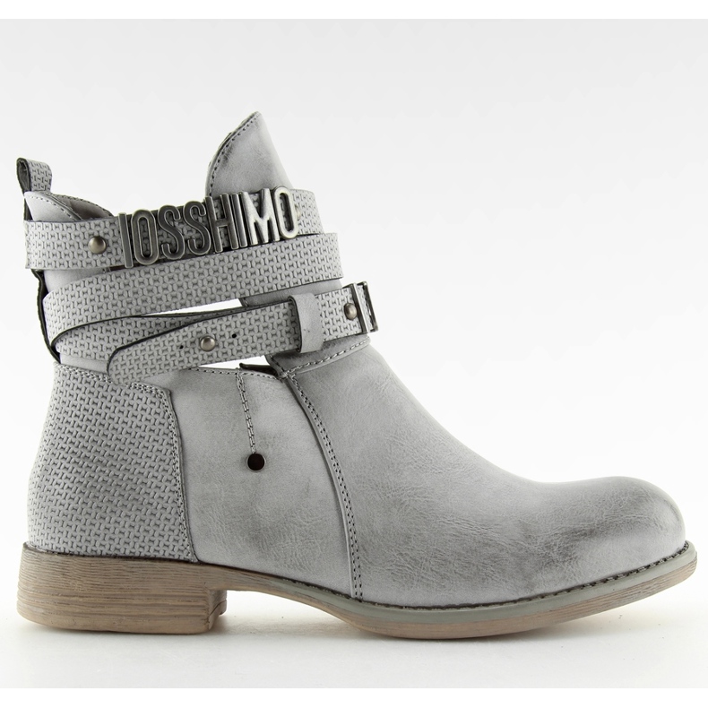 Stivali cut out grigio 302-PA grigio