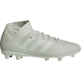 Scarpe da calcio Adidas Nemeziz 18.3 Fg M DB2110 bianca bianca